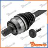 Demi-Arbre de Transmission MTM avant droite pour VOLVO | NPW-VV-145, 262117
